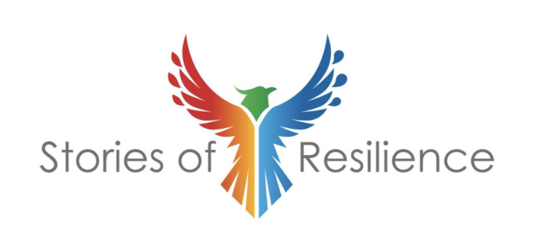 The image shows the Logo of Stories of Resilience